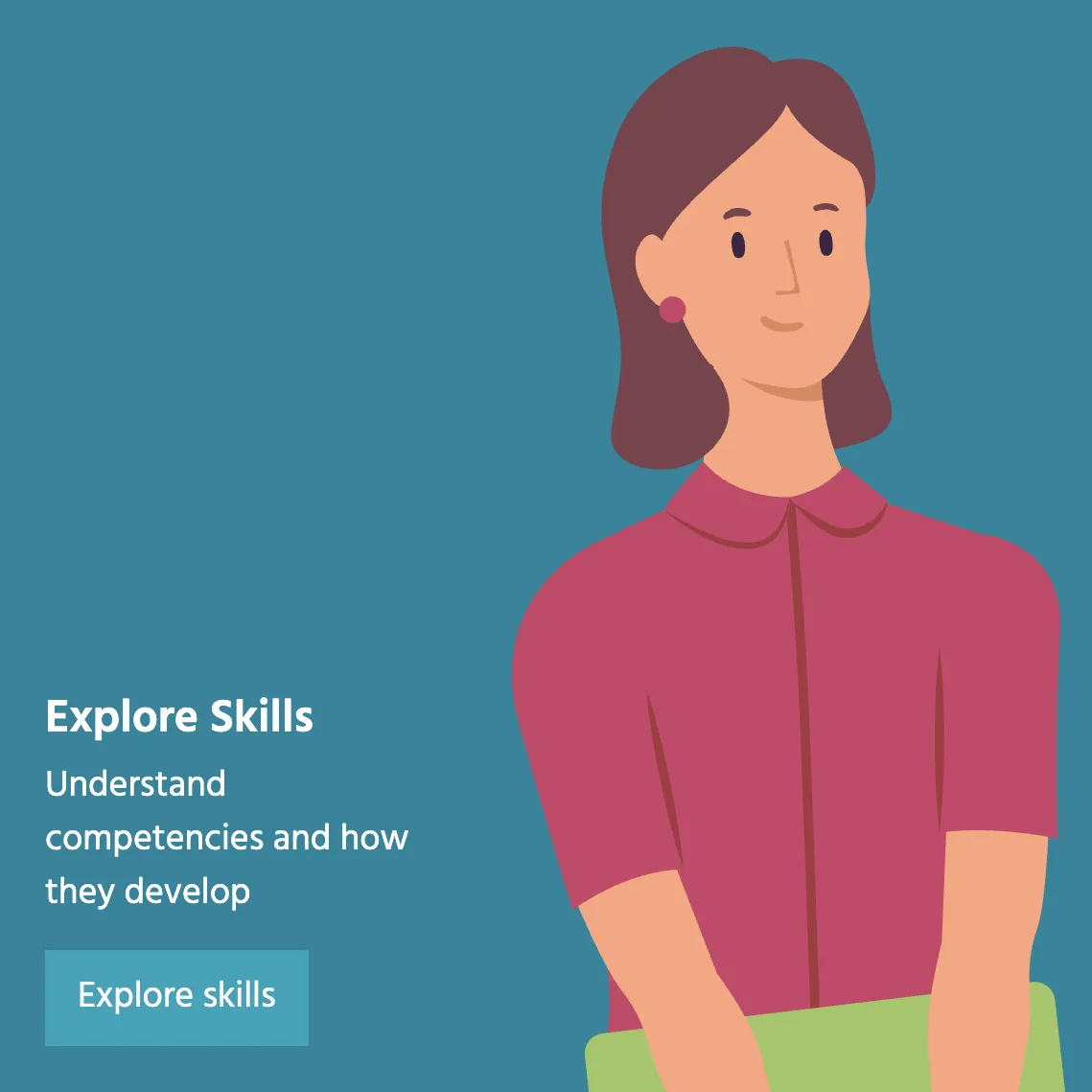 A career route inside the Technical Services Career Navigator, opened out to show each stage.